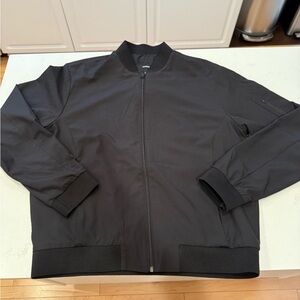 Mens Black Bomber Jacket - Express (L)